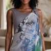 Butterfly Print Sleeveless dress