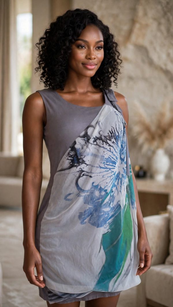 Butterfly Print Sleeveless dress