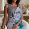 Butterfly Print Sleeveless dress