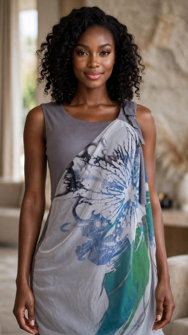 Butterfly Print Sleeveless dress
