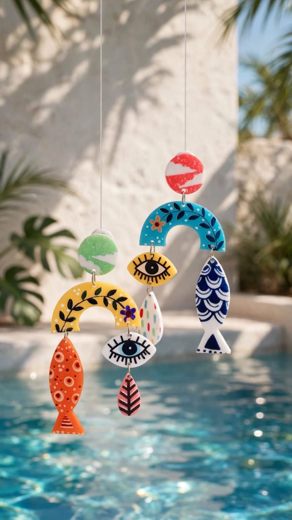 Mismatched Artisan Charm Earrings