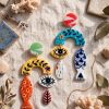 Mismatched Artisan Charm Earrings