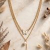 Butterfly Pearl Necklace