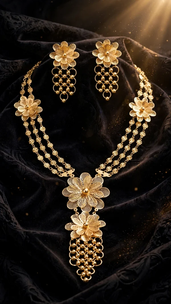 Gold Filigree Set
