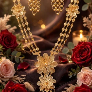 Gold Filigree Set
