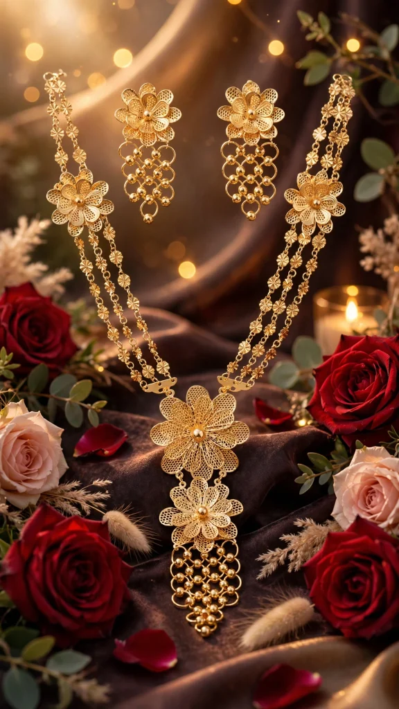 Gold Filigree Set