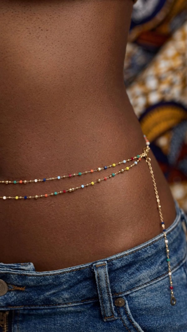 Beaded Waist Chain