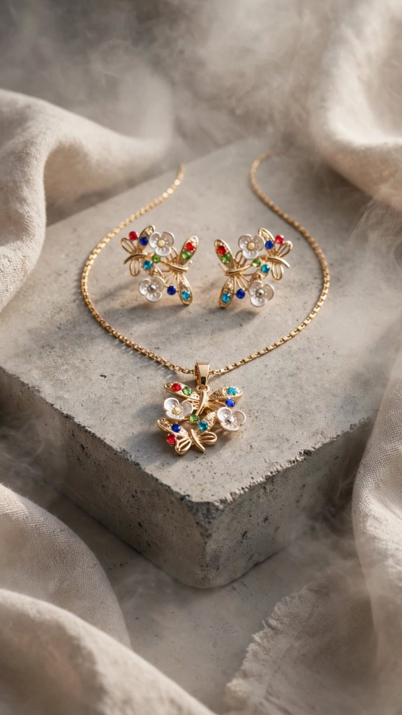 Dragonfly Jewelry Set