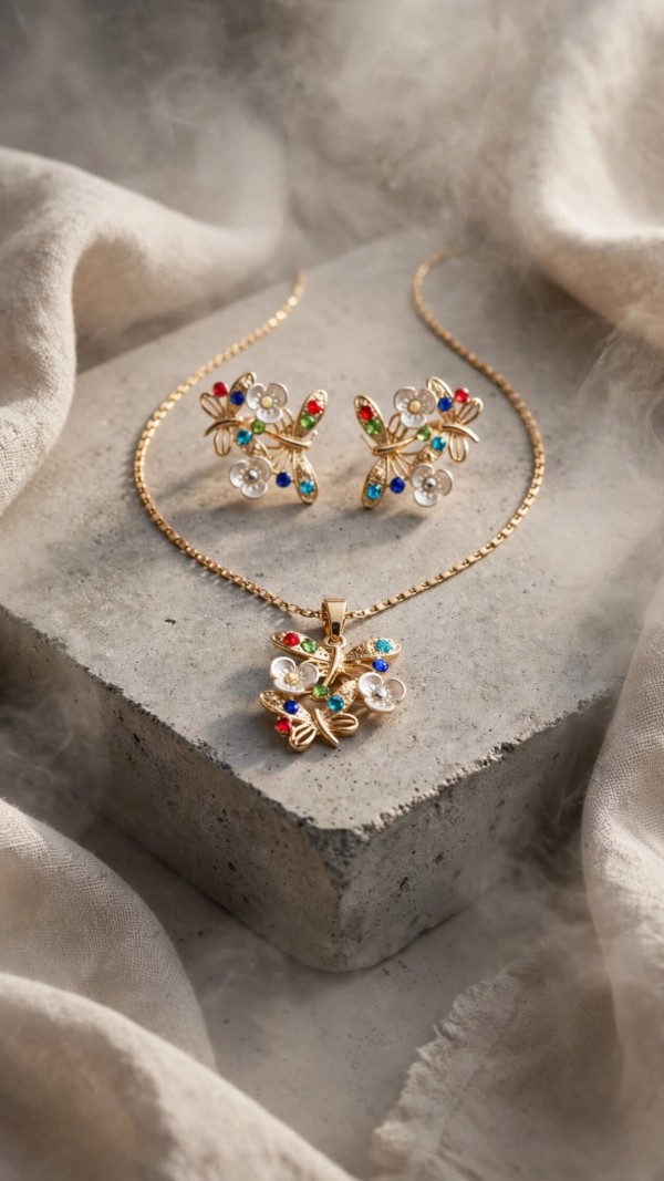 Dragonfly Jewelry Set