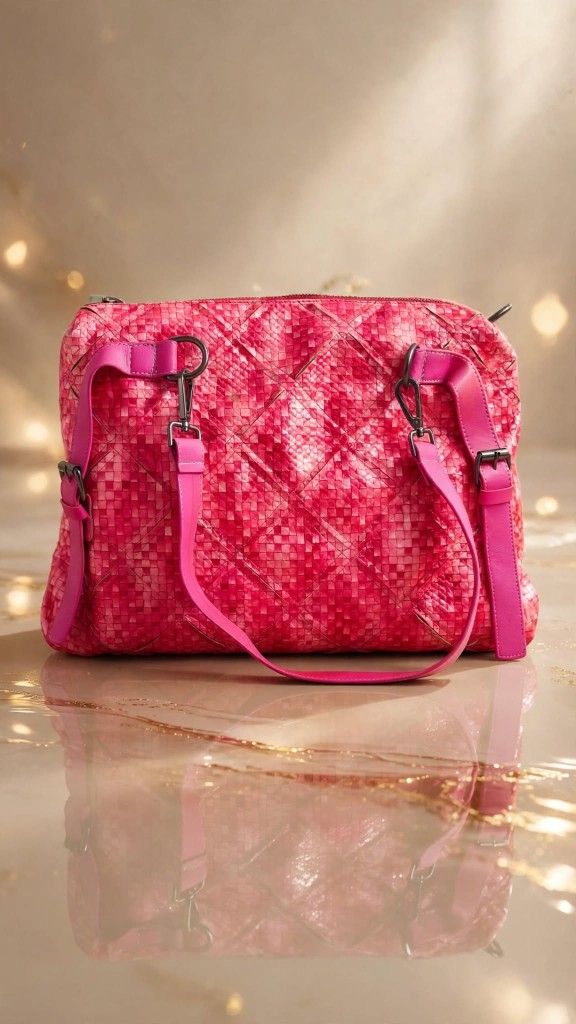 Pink Crossbody Bag