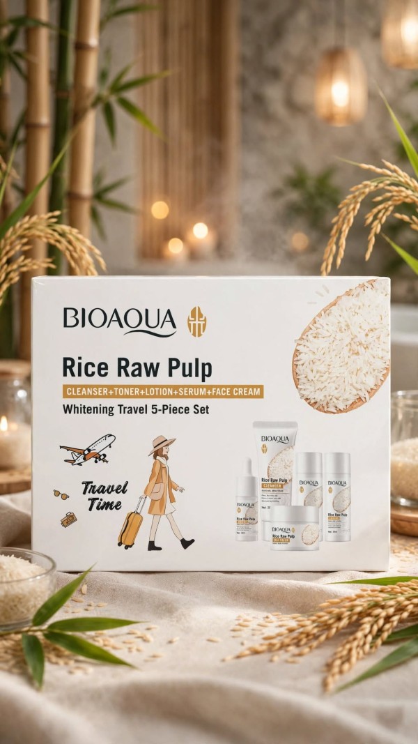 BIOAQUA Rice Raw Pulp Travel Set