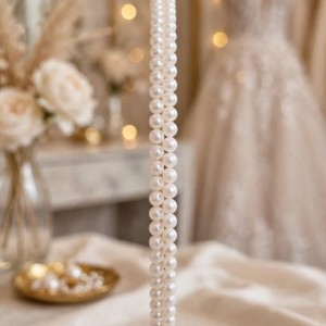 Gold Pearl Headband Scattered Pearls